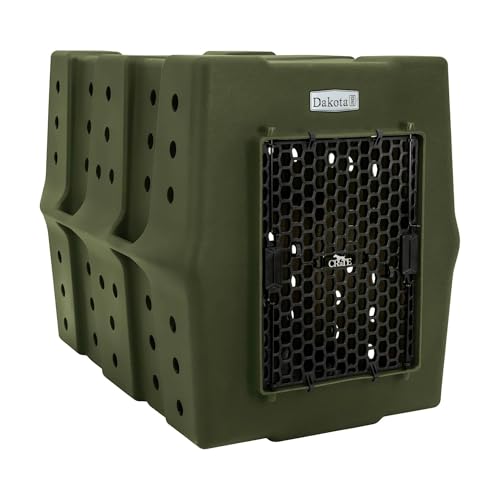 Dakota 283 Crate - Canine Rough and Tough Economy Kennel (Olive, X-Large)
