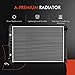 A-Premium Engine Coolant Radiator & A/C Condenser Cooling Kit Compatible with Nissan Murano 2009-2014, Quest 2011-2017, 3.5L, Automatic Transmission, 2-PC Set, Replace# 214601AA5A, 921101AA0A