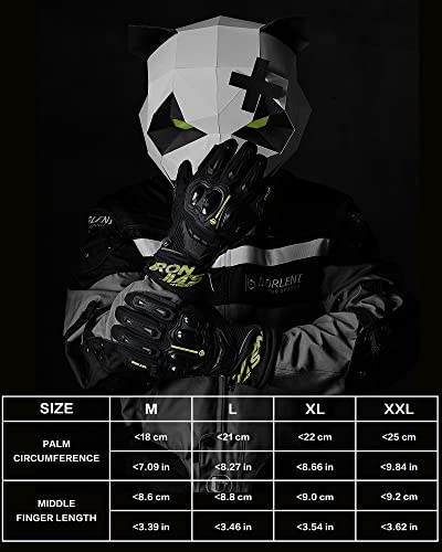 Iron Jia's Motorcycle Gloves, Winter Riding Gloves With Touchscreen, 3M Thinsulate Thermal Waterproof Windproof Gloves For Road Racing, Cycling, Ebike And Climbing #TOP5