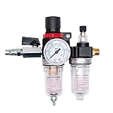 Producto de calidad Maso AFC2000 - Regulador de presión de aire de 1/4\" de aire separador de aceite/agua filtro de aerógrafo compresor de componentes neumáticos