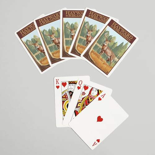 Baraja de Poker Lantern Press 52 Cartas miniatura 7