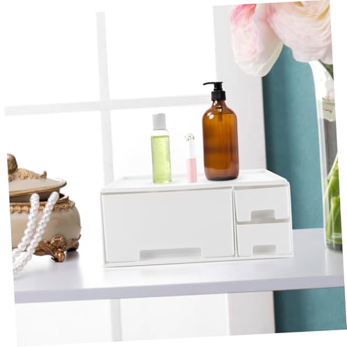 Rehausseur d'écran et support moniteur bureau blanc avec niches - 8