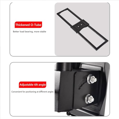 Support de plafond TV 45 80 pouces mouvement complet hauteur réglable - 7