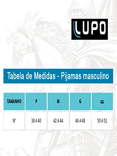 Conjunto de pijama Good Things,Lupo,masculino,Azul,P