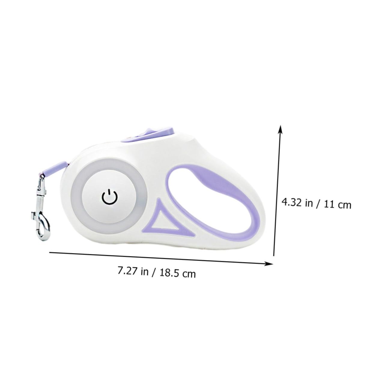 SUPVOX Guinzaglio Retrattile Automatico per Cani in Abs e Nylon 2 Pz Luce e Freno 3 Metri