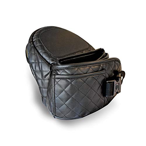 Tushbaby - Safety-Certified Hip Seat Baby Carrier - Mom’s Choice Award Winner, Seen On Shark Tank, Ergonomic Carrier For Newborns & Toddlers, Vegan Leather #TOP5