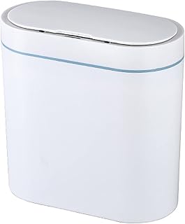 MQQ Smart Sensor Trash Can Electronic Automatic Household Bathroom Toilet Waterproof Narrow Seam