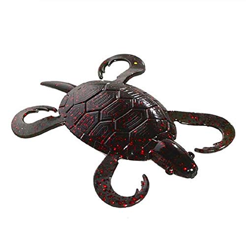 Original Doomzday Turtle 3 in. Soft Plastic Fishing Lure 5-Pk (Red Shad)
