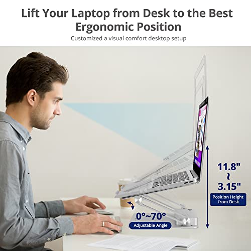 Siig Usb C Laptop Docking Station Stand Adjustable Height And Tilt For Desk, Dual Monitor 4K Mst Video Hub, Hdmi & Displayport Pd 85W Rj45 & Usb Data, Dell/Surface/Hp/Lenovo/Chromebook (Ce-Mtdk11-S1) #TOP4