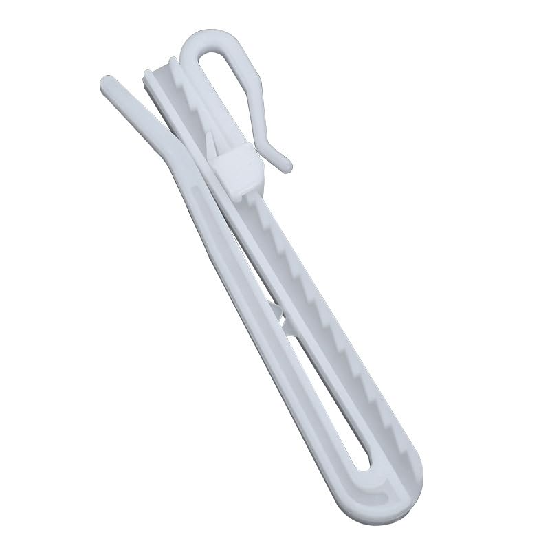 WOVTE カーテンフック アジャスターフック フック長3サイズ対応 (70mm/85mm/100mm) 50本入り 検品済み 樹脂製 耐荷重強化 家庭 業務用