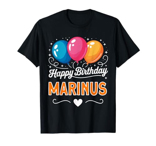 Feliz cumpleaños Marinus Camiseta