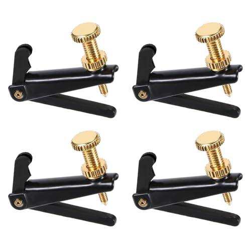 4PCS Metal Violin Fine Tuners for 4/4-3/4