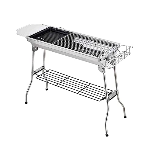 Barbecue en acier inoxydable pliant portable grillade camping rando
