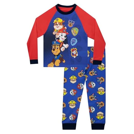 PAW PATROL Pojkar Chase Marshall och rubble sovplagg