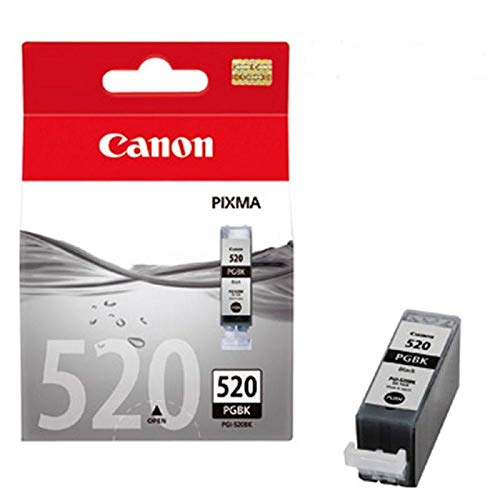 Originale Canon Pgi-520 Nera 2932B001 Per Canon Ip3600/Ip4600/Mp540/Mp620/Mp630/980 Pgi520Bk 19Ml 334 Pagine