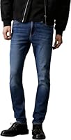 Calvin Klein Jeans Men's Slim Taper Jeans, Denim Dark, 28 32