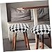Hemobllo Folding Bar Stool Seat Cover Industrial Stool Back Round Pu Round Seat Pad