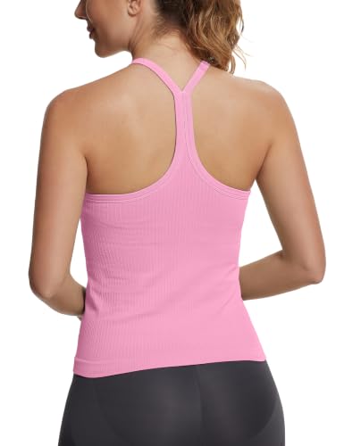 Image of MathCat Seamless Workout Tank Tops with Built in Bra