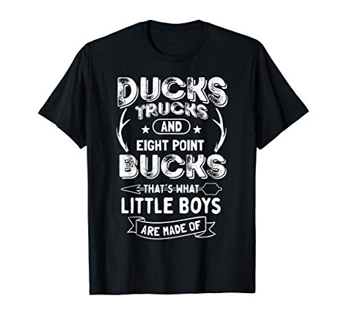 Youth Hunting Ducks trucks bucks Deer hunting funny T-Shirt