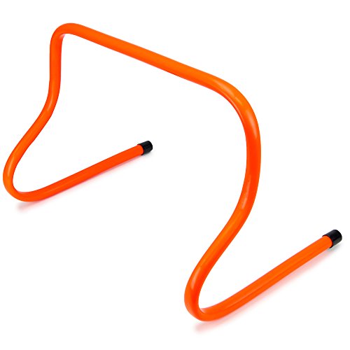 Agility Training Hurdles, 5-Pack - Hi Visibility Speed Endurance Indoor/Outdoor Practice Equipment For Track & Field - Fences For Sports Team Condition & Coaching Football, Soccer, & Cross Country #TOP1
