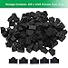 150 Pcs RJ45 Dust Cover Plugs - Ethernet Port Protector Caps for Network Switches, Routers, Server Racks, Computers, Black