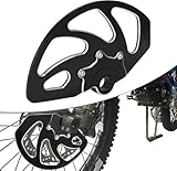 BIUGERCN Sur Ron Bremsscheibenschutz vorne, CNC-Aluminium, für Sur Ron Light Bee S/X L1e Talaria Sting Electric Dirt Bike, Schwarz