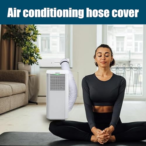 Couvercle de tuyau de climatisation imperméable et résistant à la chaleur avec 3 sangles