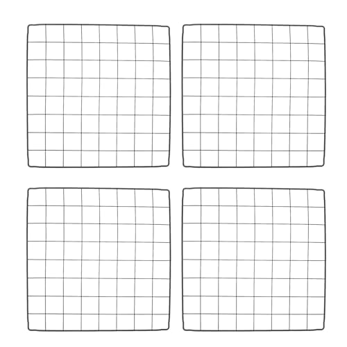 TOYZFRIENDY Recinto Modulare per Animali Domestici 35X35 CM in Rete di Ferro Nera 4 Pannelli per Gabbia Fai da Te Recinzione Staccabile per Cani Gatti e Conigli Estensibile per Area