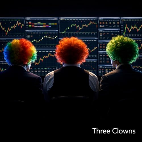Three Clowns Podcast Por Alessandro Magnani arte de portada