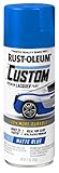 Rust-Oleum 311485 Automotive Custom Lacquer Spray Paint, 11 oz, Matte Blue
