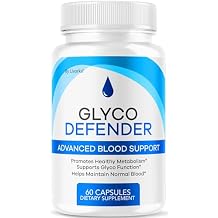 Glyco Defender Capsules - Official GlycoDefender Advanced Glycogen Support Pills, All Natural Glyco Defender Supplement Maximum Strength Vitamin Health & Wellness, 60 Capsules for 1 Month