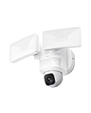 eufy Security Floodlight Camera E30, Security Camera Outdoor, 360° Pan and Tilt, AI Detection and Tracking, 2K Video, 2.4GHz Wi-Fi, 2,000 Lumens, Custom Voice and Light Alerts, 24/7 Recording