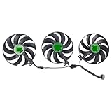 Courant : 0,45 A Pièce de refroidissement de l\'ordinateur Ventilateur de refroidissement de remplacement CF9010U12D 88 mm for ventilateurs de refroidissement de carte graphique RTX 3060 3070 3080 Ti Edition(Fan - ABC)