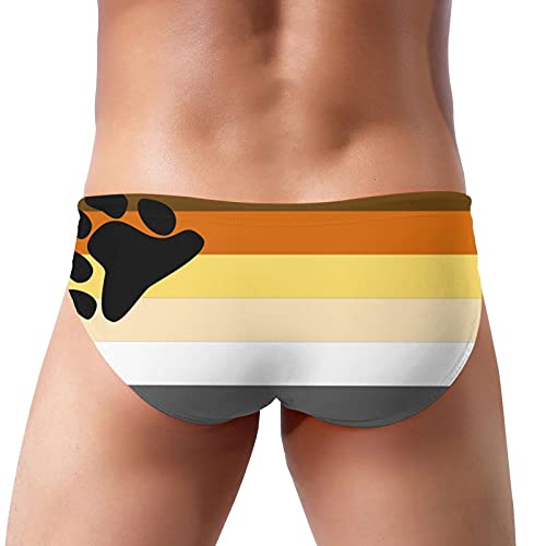 Bear Flag Gay Culture New Men's Swimming Trunks Swimming Diving Surfing3