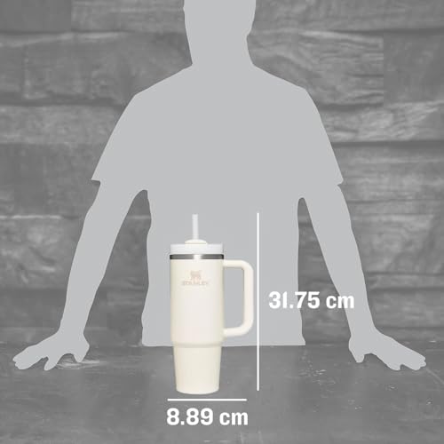 Image of STANLEY Quencher H2.0 Tumbler with Straw 30 oz | Flowstate 3-Position Lid | Cup Holder Compatible for Travel | Insulated Stainless Steel Cup | BPA-Free | Cream