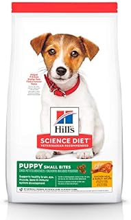 Hill's Science Diet Dry Dog Food, Puppy, Small Bites, Chicken Meal & Barley Recipe, 15.5 lb. Bag