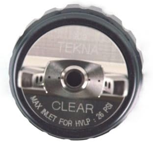 TEKNA 702724 HVLP Air Cap and Retaining Ring for Spray Guns