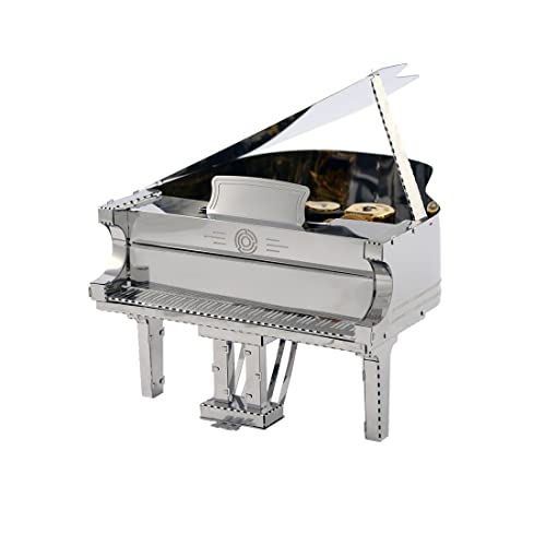 Amazon.co.jp: 3Dメタルパズルピアノモデルキット23ピース、機械式楽器