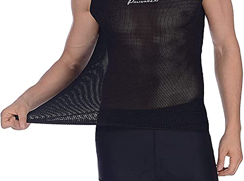 Przewalski Men’s Sleeveless Cycling Undershirt Quick Dry Bike Base Layer Vests Breathable Bicycle Jerseys Biking Tank Tops #TOP3
