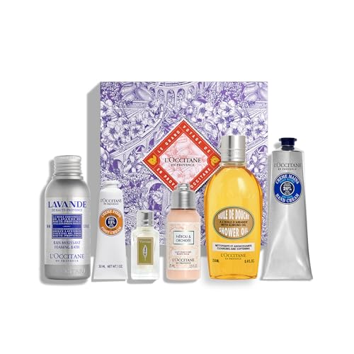 L'OCCITANE The Best of L'Occitane Collection, Premium & Clean Beauty Bath & Body Gift Set for All Skin Types