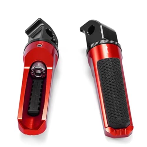 Cale pieds moto anti glisse arrière rouge pour Yamaha MT-09 R15