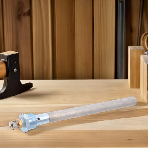 Luxshiny Rv Water Heater Anode Rod 3/4 Npt Thread Magnesium Replacement with Built-in Drain Flush Wand for Camper Trailer Hot Water Tank Accessories