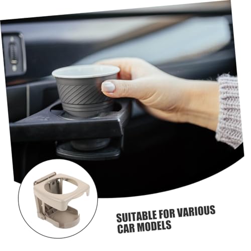 Portavasos ajustable plegable para carro 2 piezas miniatura 3
