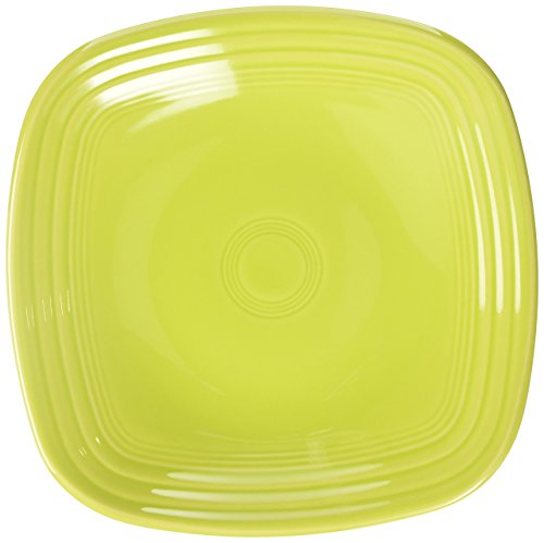 Fiesta 9-1/8-Inch Square Luncheon Plate, Lemongrass