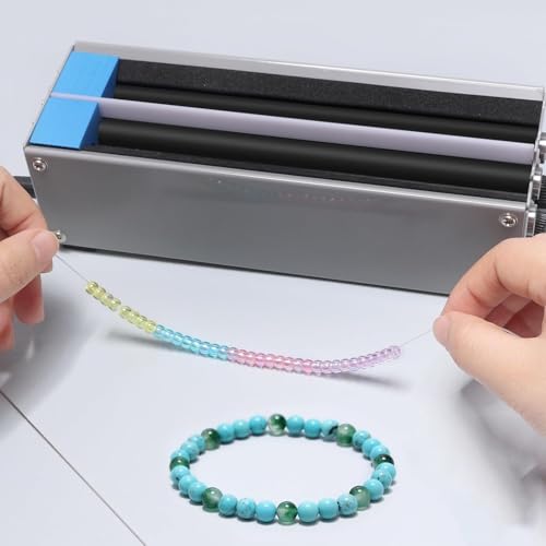 Machine à perles électrique pour enfilage rapide et fabrication de bijoux - 8