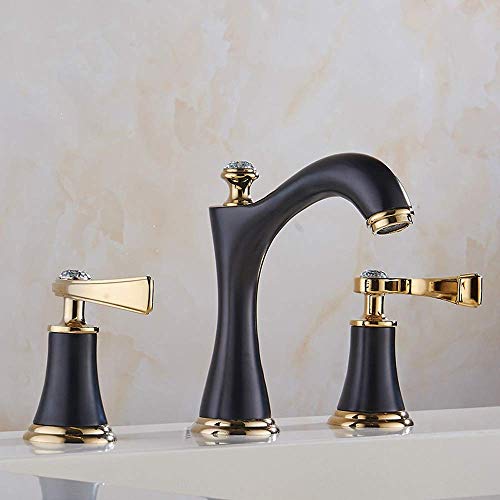 Robinet de lavabo à trois trous en bronze pour transformer votre meuble de salle de bain