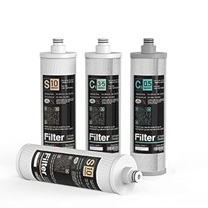 Frizzlife M3005 Replacement Filter Cartridge Set (4 Pack) For SK99,SP99,SK99 NEW and SP99 NEW Under Sink Water Filter…