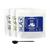 Specialty Instant Kaffee: Blaek Mix 3er Set 150g Bag | löslicher Premium Coffee To Go Pouch säurearm & mild | Arabica Hochland Kaffeebohnen: Medium Roast Espresso koffeinfrei | Hotel Camping Reise