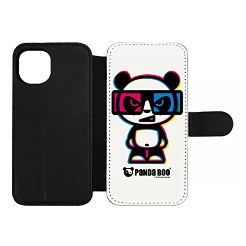 Housse Fermeture Magnétique iPhone 12 Pro en Cuir Panda Boo 3D