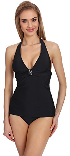Merry Style Conjunto Tankini Bañador Traje de Baño 2 Piezas Mujer P227-30MIX (Negro, EU(38)=ES(40))